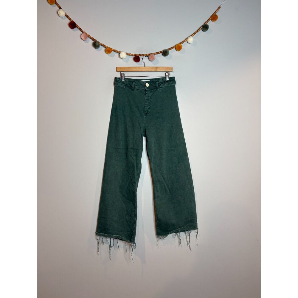 Zara deep teal Marine Straight jeans